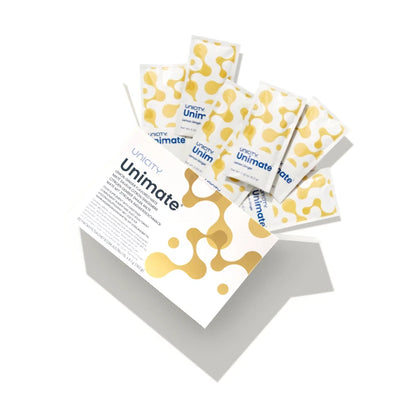 Unicity Unimate Lemon Ginger 30 Stick Packs NEW/SEALED Free Shipping